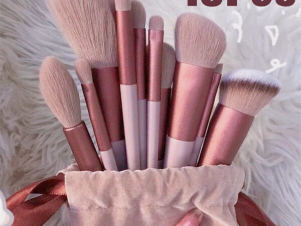 13Pcs Makeup Brush Set Make Up Concealer Brush Blush Powder Brush Eye Shadow Highlighter Foundation Brush Cosmetic Beauty Tools