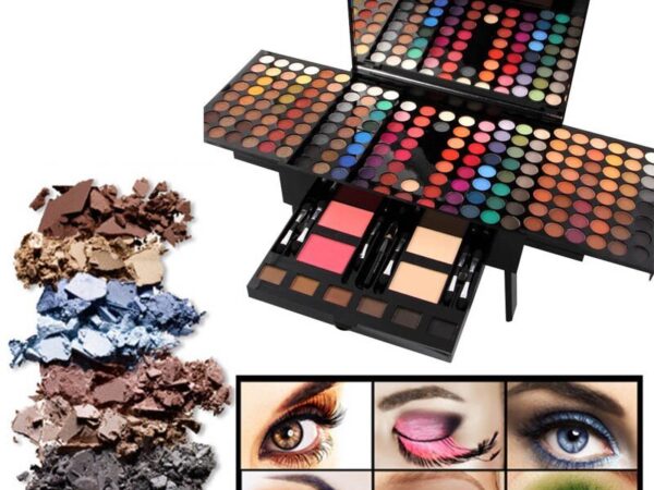 180 Colors Eyes Shadow Blush Set Personalized Piano-shaped Makeup Palette Box