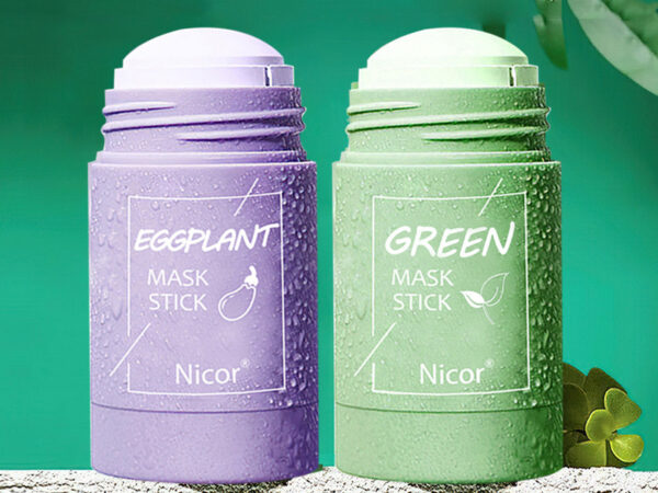 Cleansing Green Tea Mask Clay Stick Oil Control Anti-Acne Whitening Seaweed Mask Skin Care